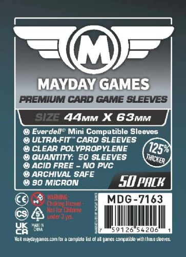 50 Mayday Games Premium Everdell sleeves 43x63mm MDG7163